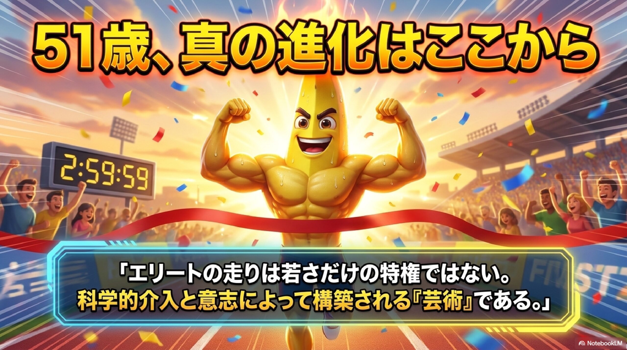 51歳真の進化はここから 2時間59分59秒 マスターズランナー サブ3 キロ3分チャレンジ