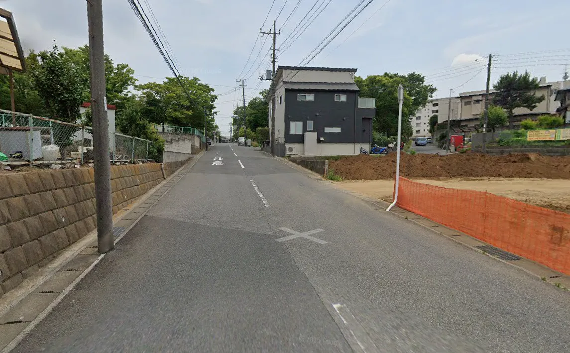 松戸の住宅街にある坂ダッシュコース - 250m坂ダッシュとレストなしジョグのマラソン練習