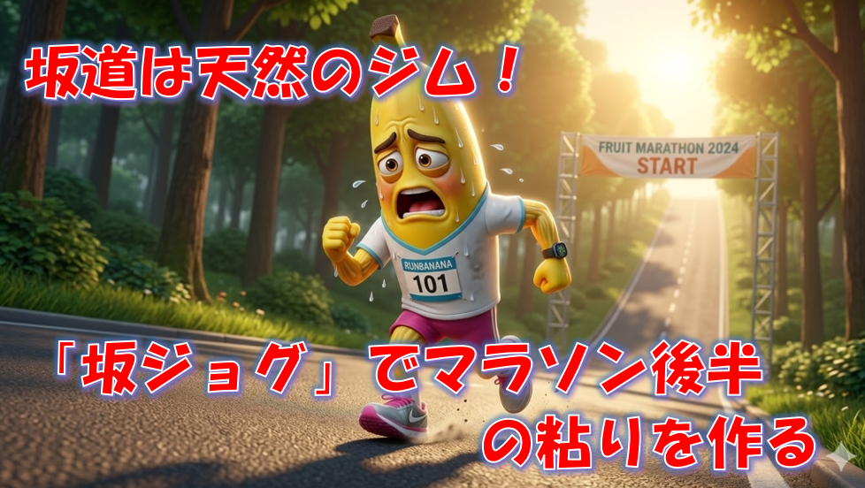 坂道は天然のジム！上りで追い込み下りで整える「坂ジョグ」でマラソン後半の粘りを作る