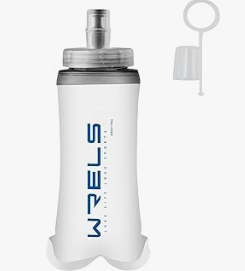 ウルトラマラソン用ソフトフラスク(押して飲める携帯ボトル)