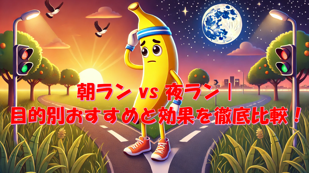 【朝ランvs夜ラン】どっちが効果的？目的別でわかる最適ランニング習慣！