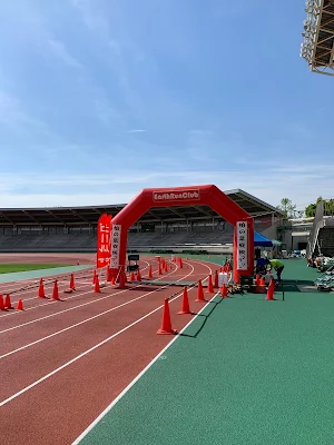 柏の葉爽快マラソンのフルマラソンスタート地点とレース前の雰囲気 - 第42章
