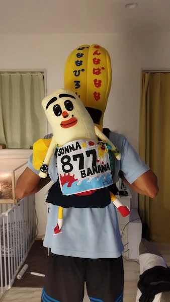 水戸黄門漫遊マラソン2023—バナナの仮装で走るバナナぴろし