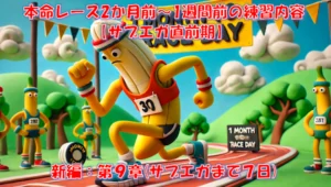 本命レース2か月前〜1週間前の練習内容｜サブエガ直前期の仕上げ方 – 新編 第9章（サブエガまで7日）