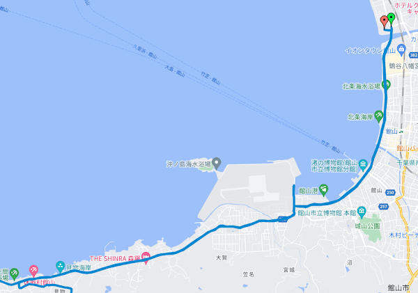 館山若潮マラソン2025—30km以降の後半区間データ画面