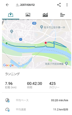 ランナーズハイを体験した日の8kmランの記録