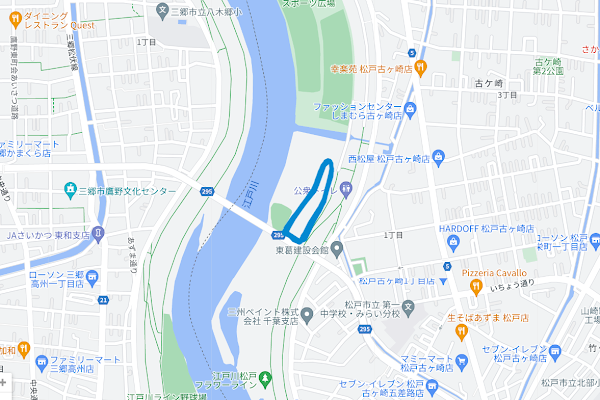 芝生一周600ｍを走れる松戸市（松戸駅）のランニングコースを紹介（インターバル可能）
