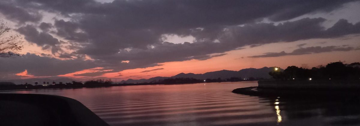 夕方の笠岡の海