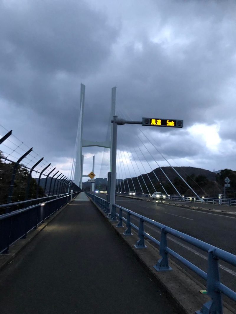 女神大橋の歩道